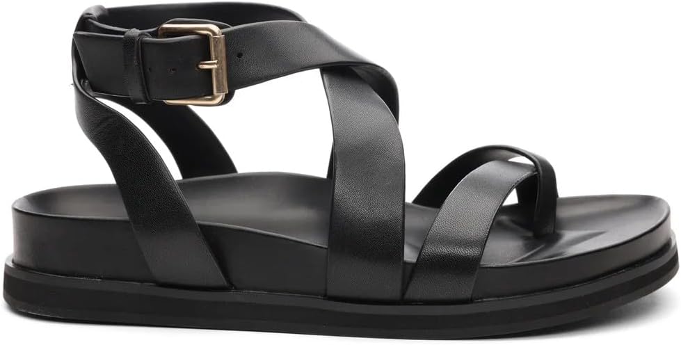 Santuary Toe Strappy Sandal in Black