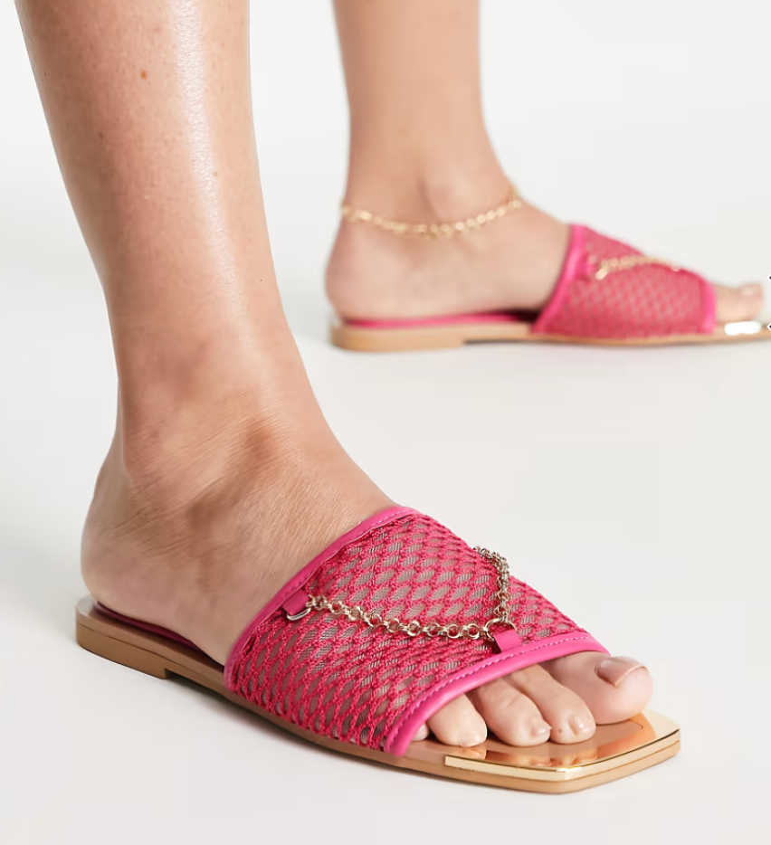 RIVER ISLAND SLIDE IN PINK