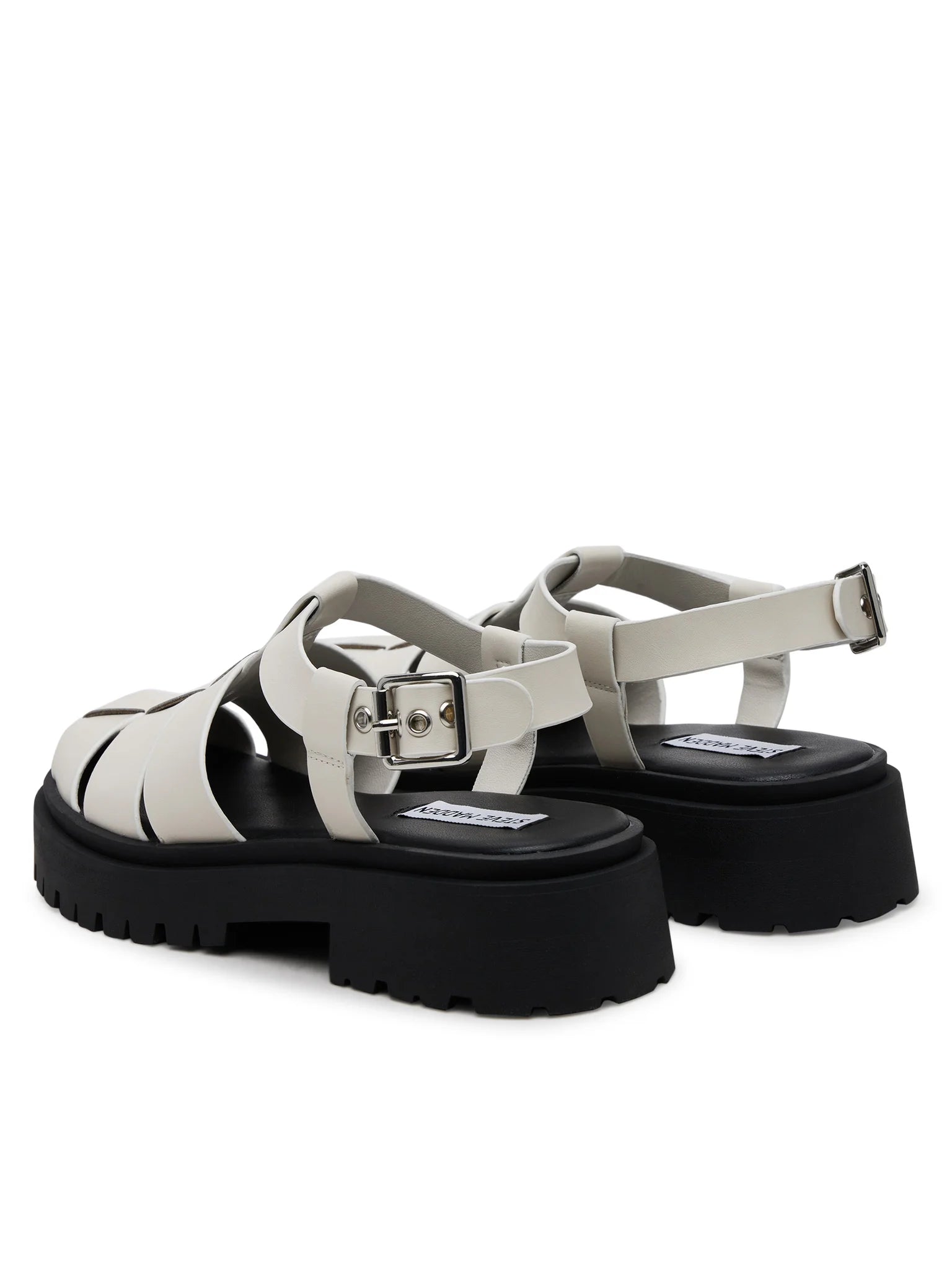 Steve Madden Chunky Sandal In Ecru