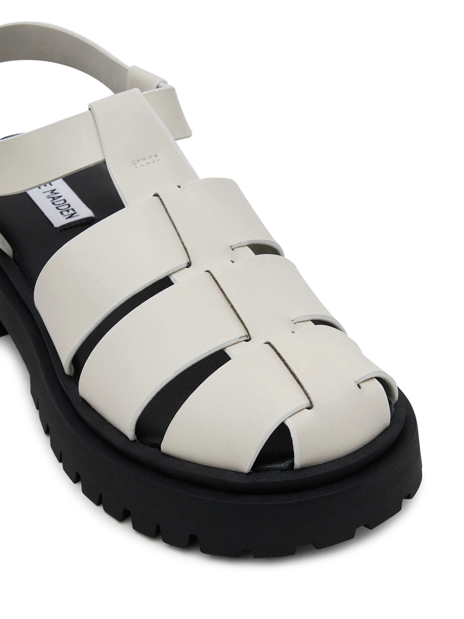 Steve Madden Chunky Sandal In Ecru