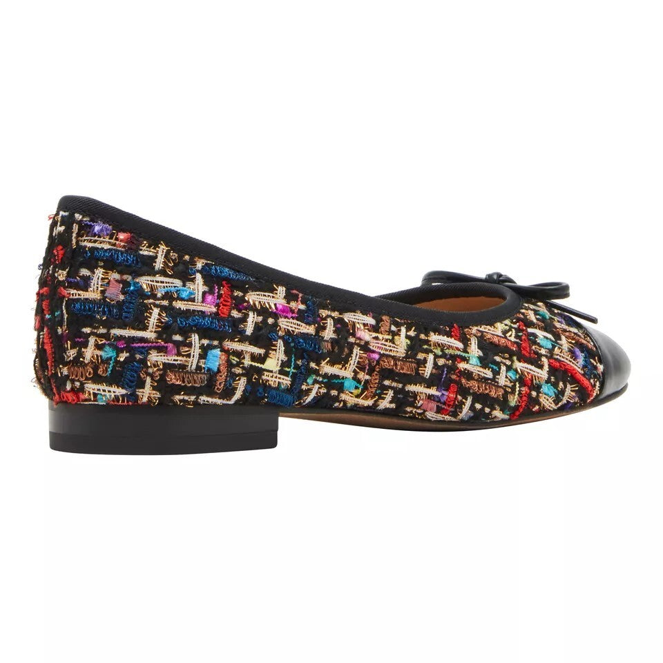 Steve Madden Toe Cap Ballerina in Black