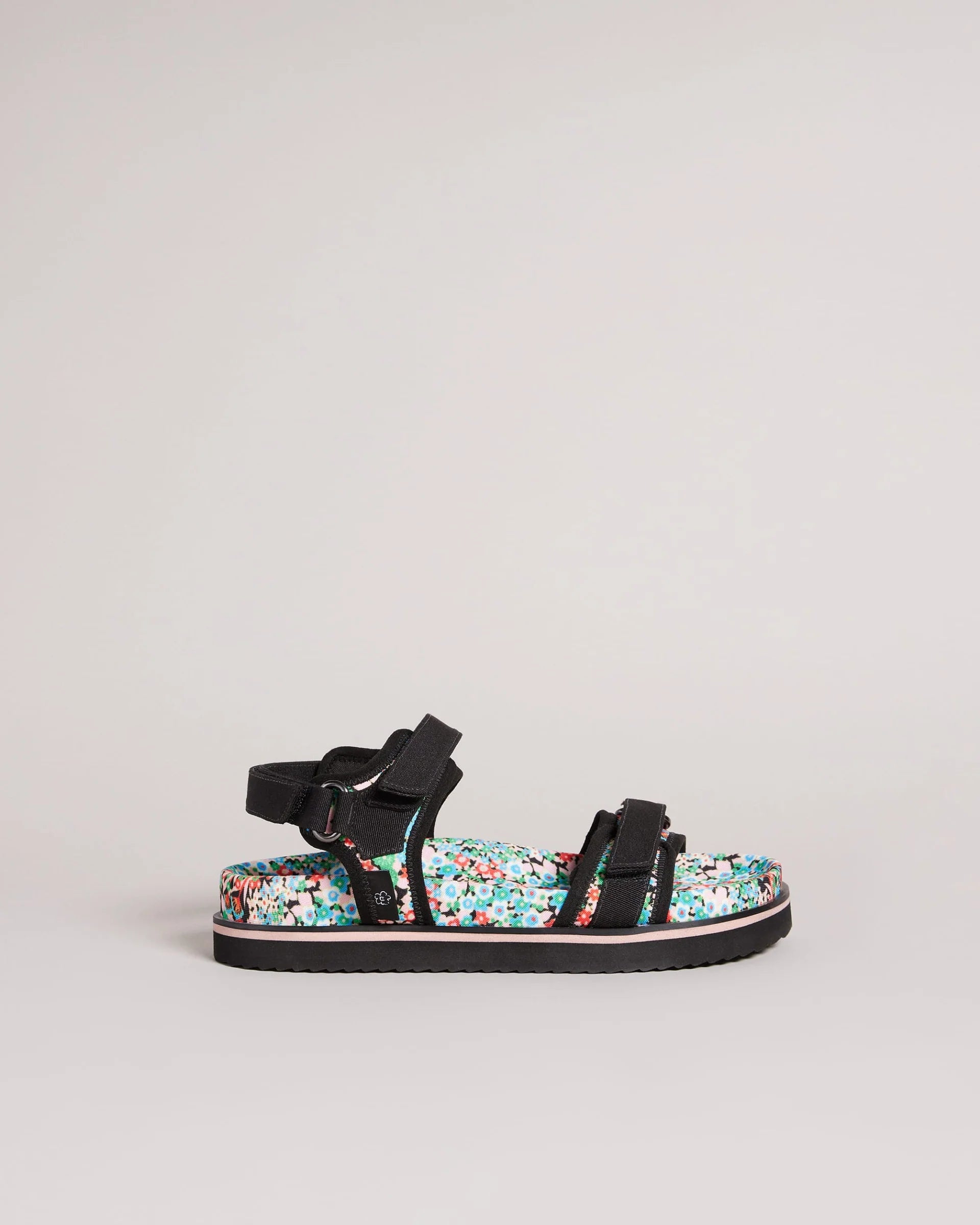 Ted Baker Disty Floral sandal in Black