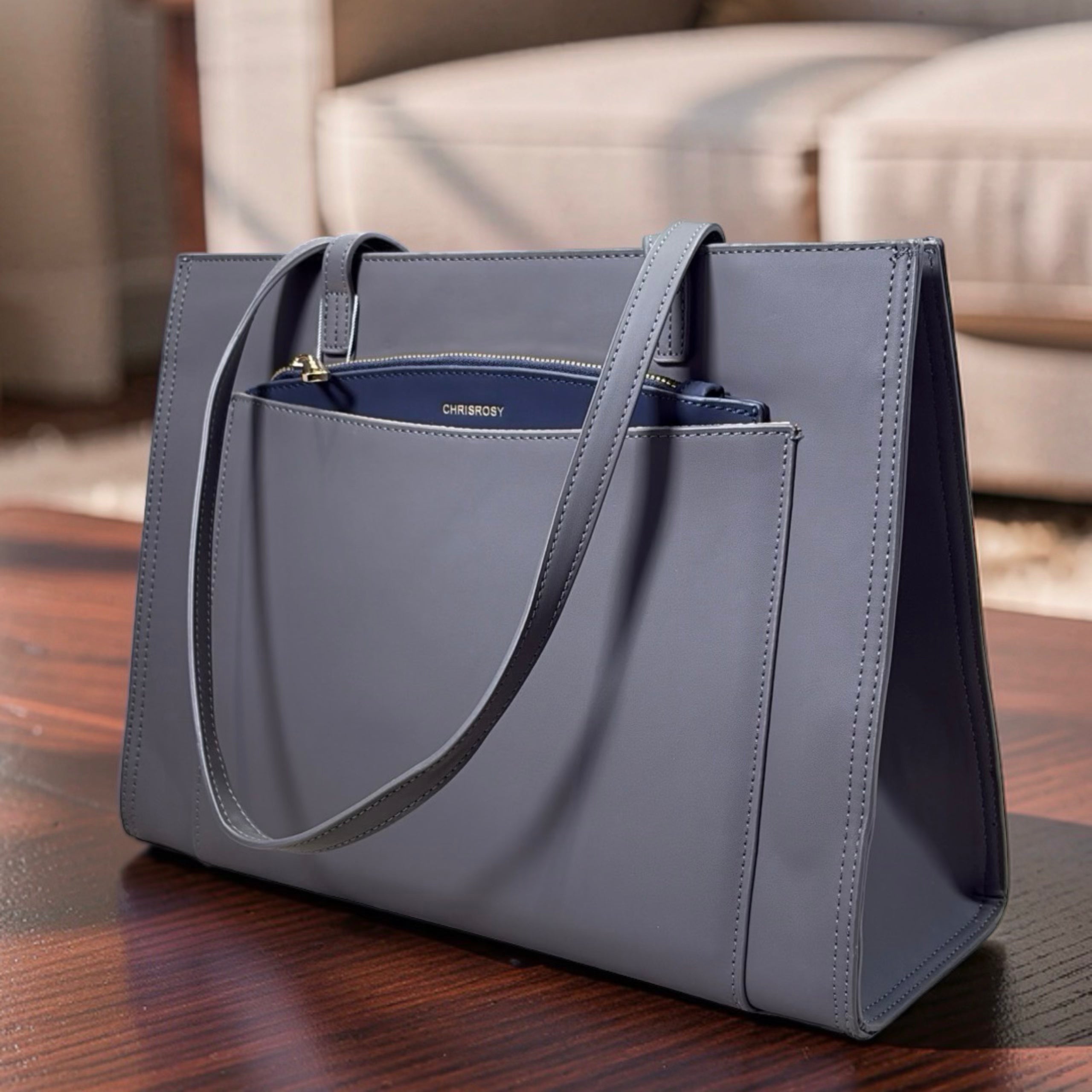 Chrisrosy 3-in-1 Shoulder Bag in Grey