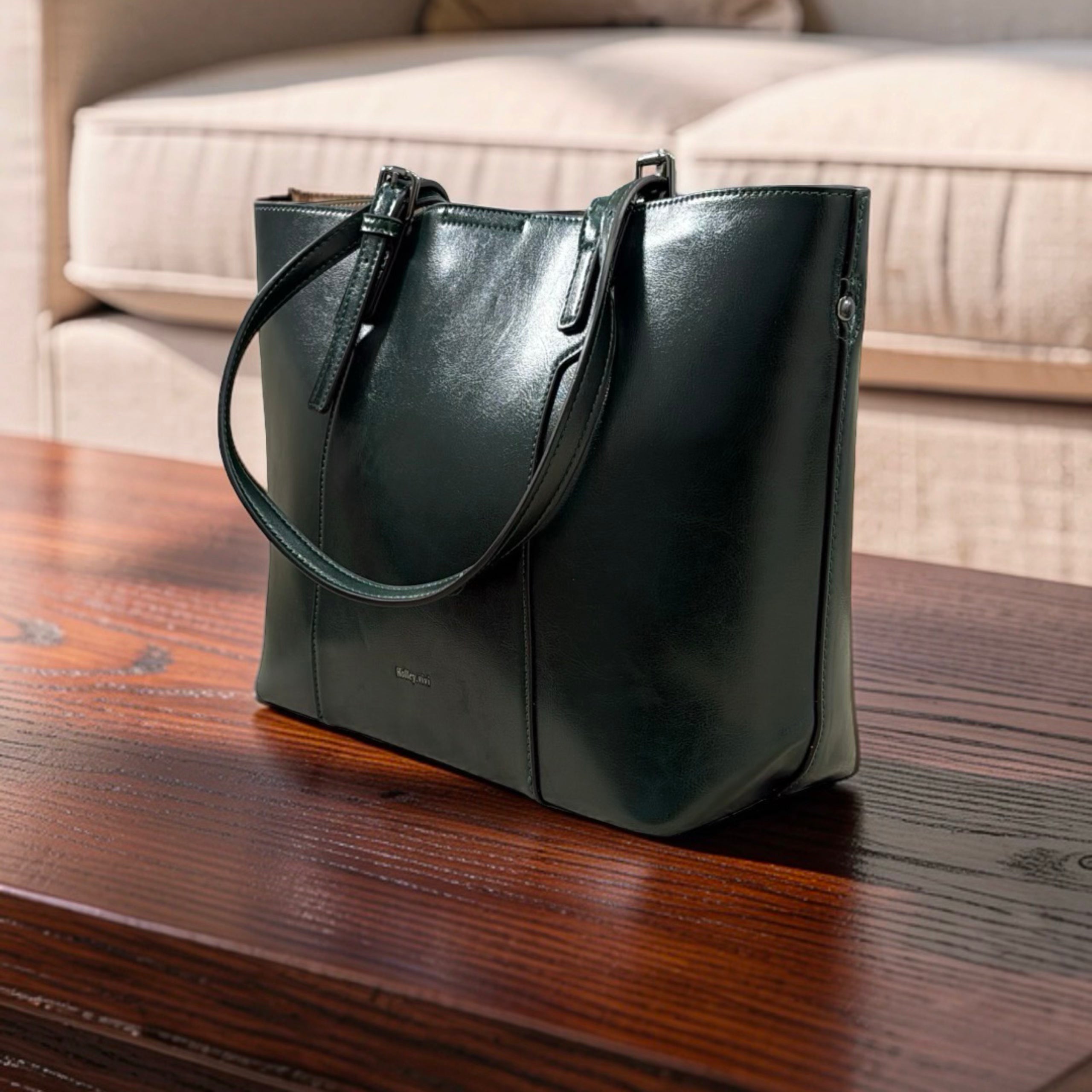 Holley Vivi Large Shoulder Bag in Green
