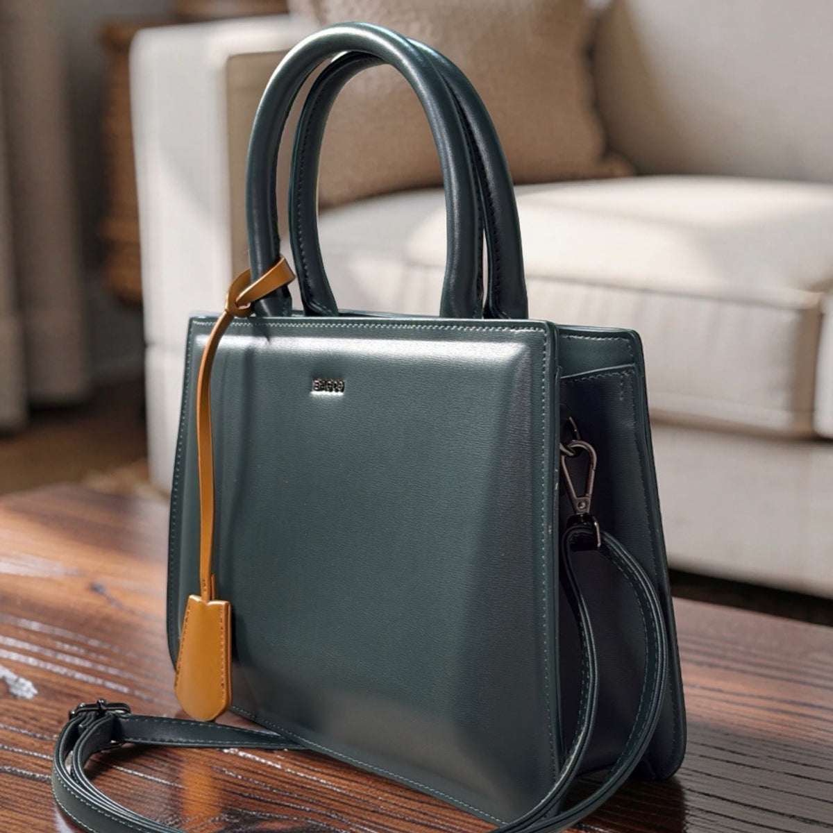 Bagco Medium Structured Bag in Green