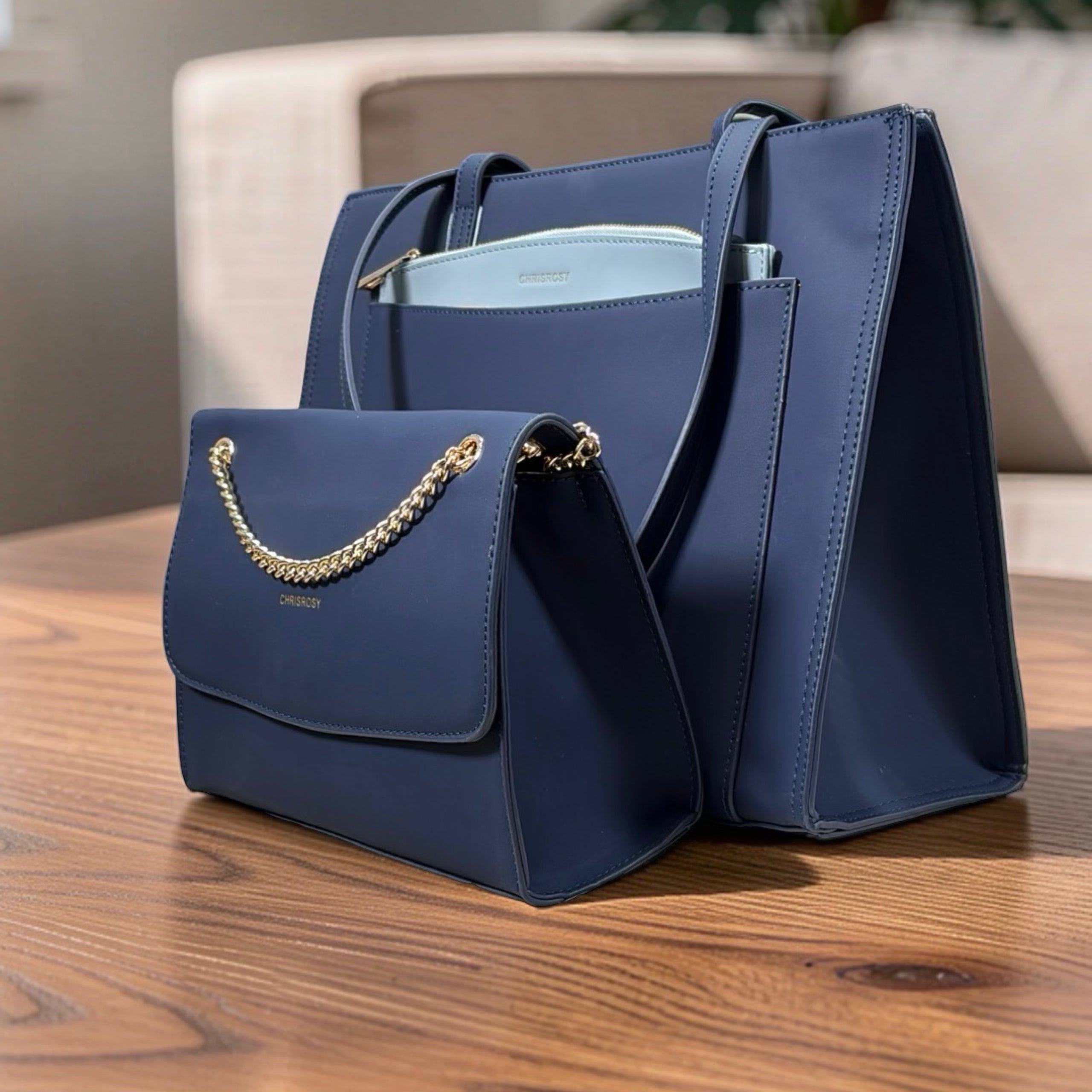 Chrisrosy 3-in-1 Shoulder Bag in Navy