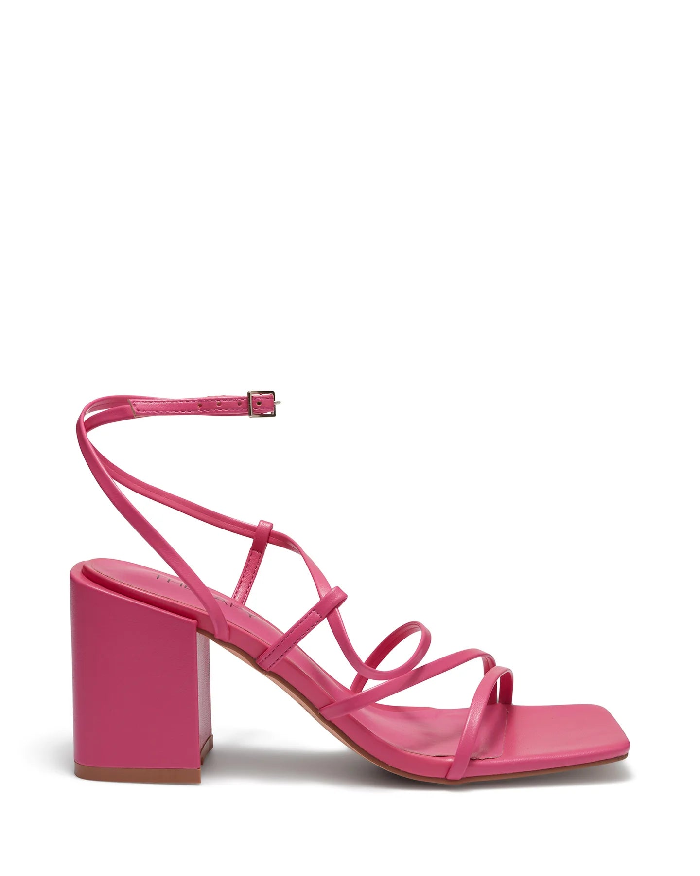 THERAPY FUCHSIA STRAPPY BLOCK HEEL SANDAL