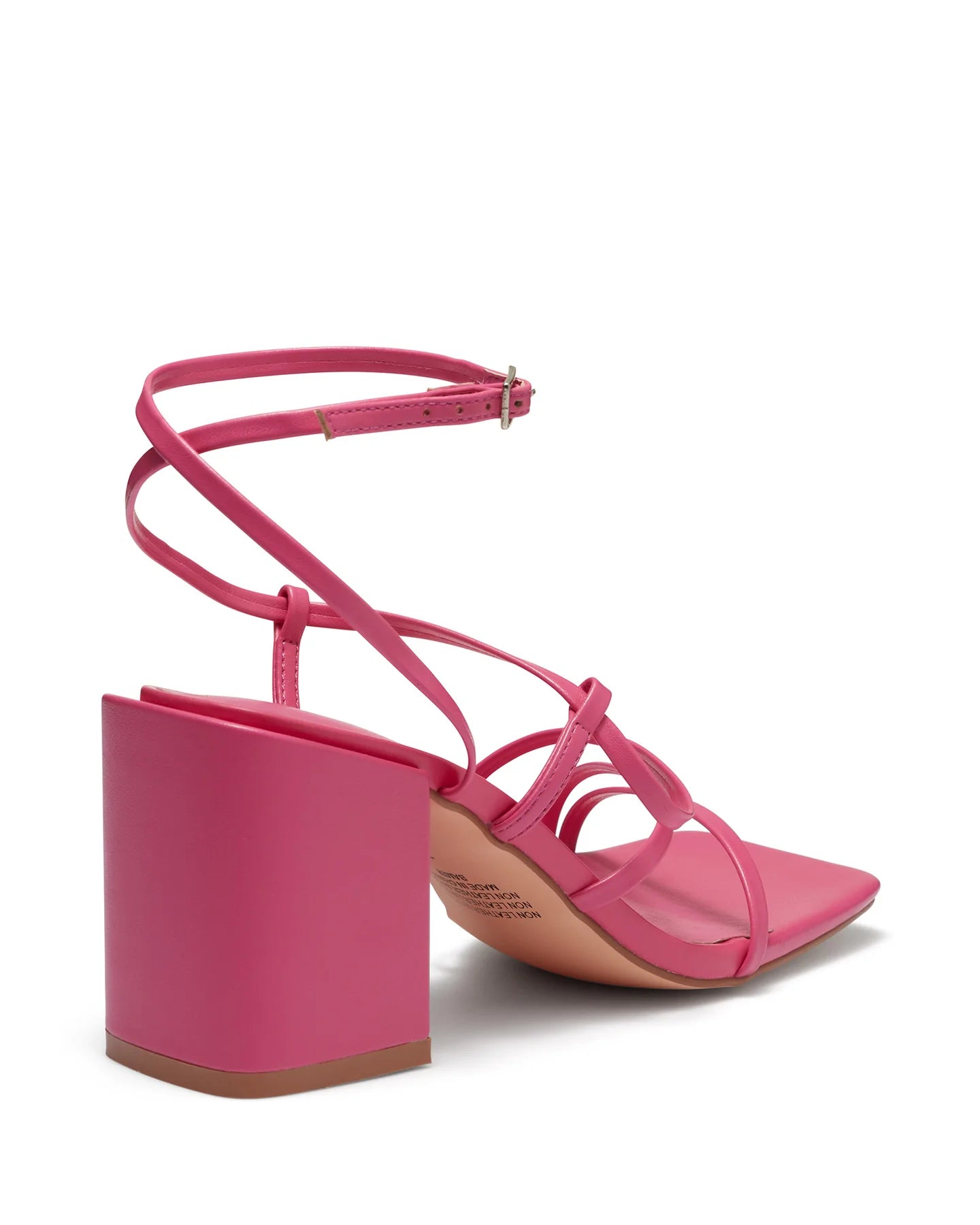 THERAPY FUCHSIA STRAPPY BLOCK HEEL SANDAL