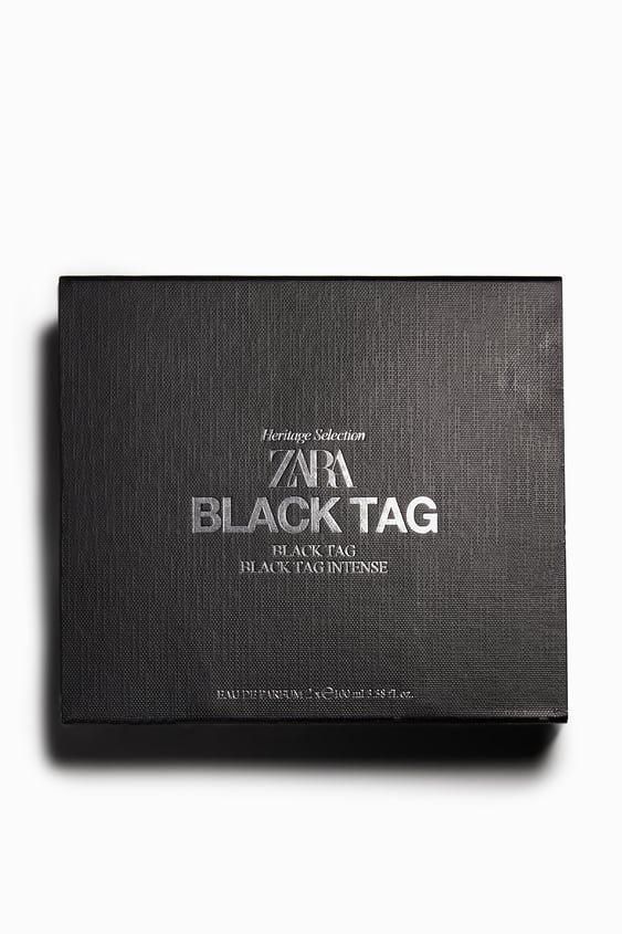 ZARA BLACK TAG + BLACK TAG INTENSE PERFUME 100ML X 2