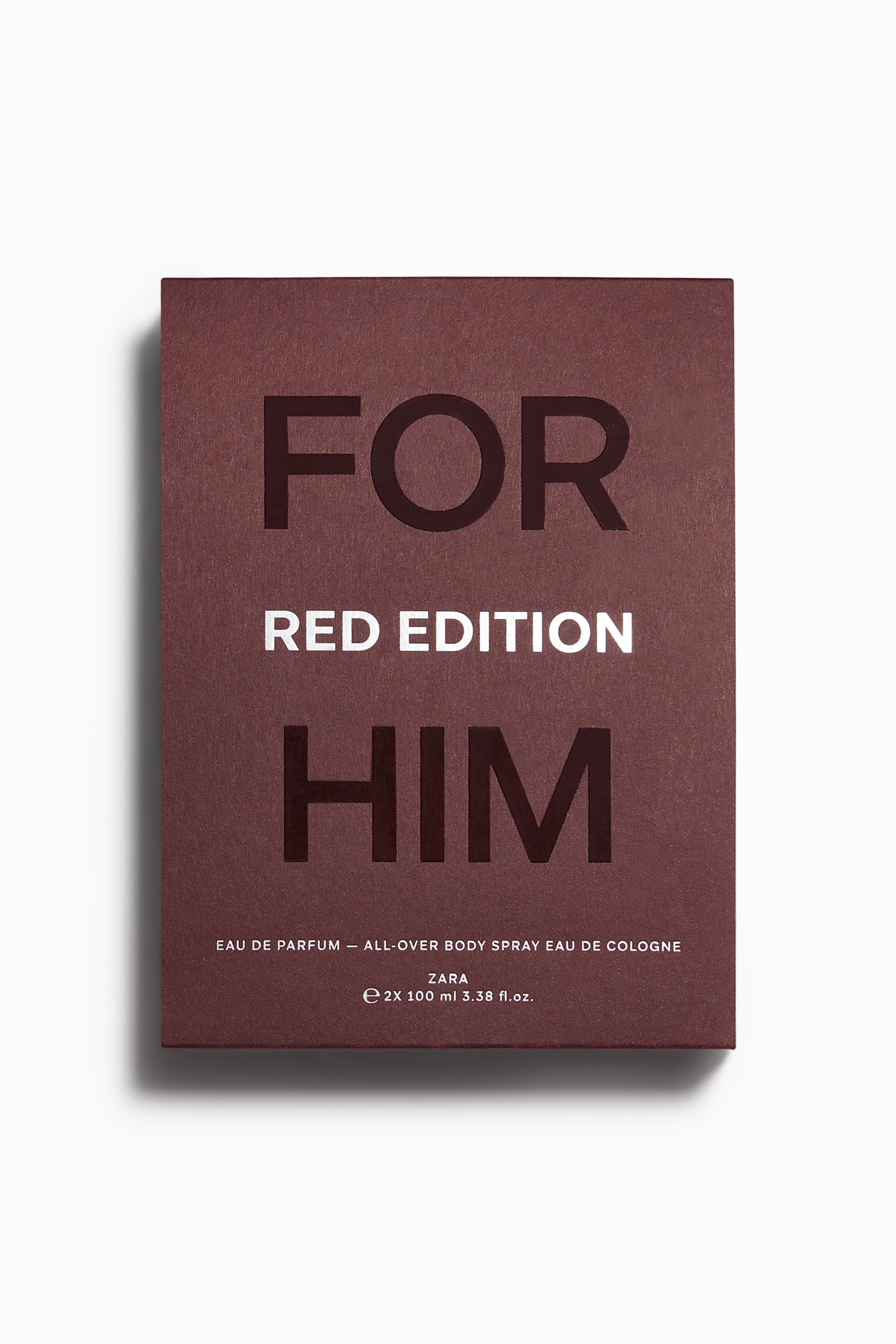 ZARA FOR HIM RED EDITION + ALL OVER SPRAY 100ML