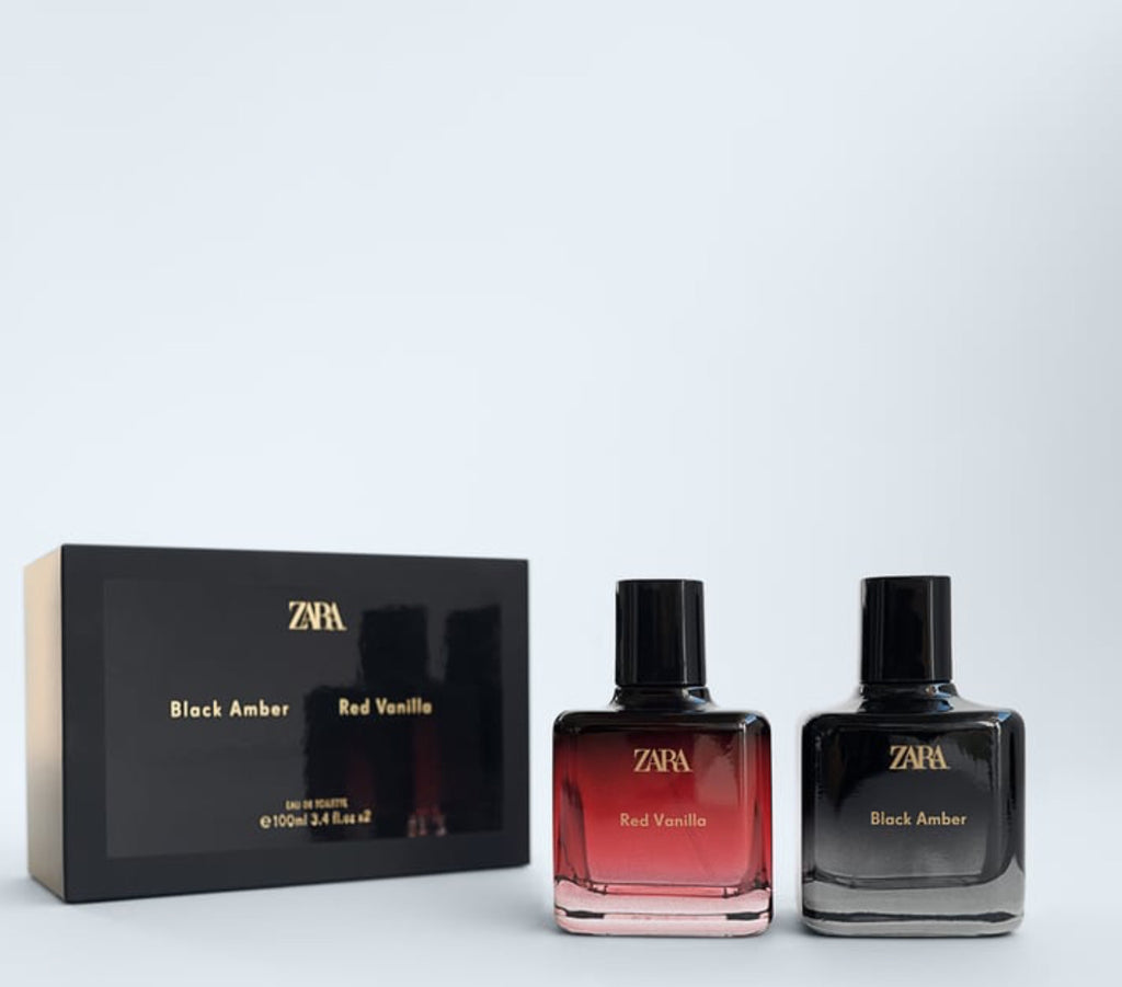 REVIEW: ZARA'S RED VANILLA AND BLACK AMBER PERFUMES. 