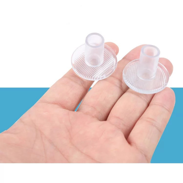 HEEL PROTECTORS IN CLEAR